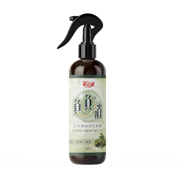 【KleanJ 可立潔】負負消艾草精油淨化噴霧 300ml