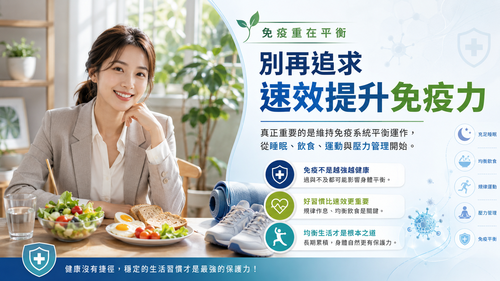 免疫力可以快速提升嗎？破解「增強免疫力」的常見迷思