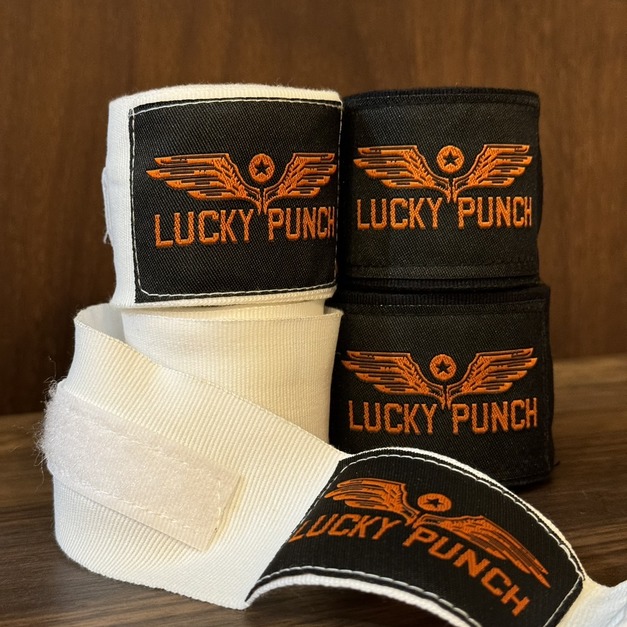 LUCKY PUNCH 手綁帶 黑/白【3M】
