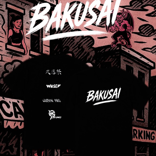 BAKUSAI 武惡祭 短袖上衣 (兒童/成人)【6號/10號/S/L/XL】