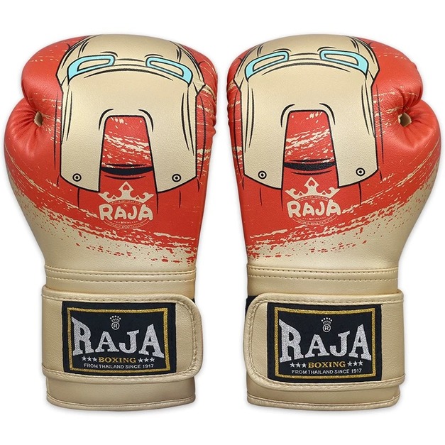 RAJA 兒童拳套-鋼鐵人頭盔【4oz/6oz】3-9Y