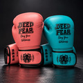 DEEPFEAR LOGO拳套-粉/藍【14oz/16oz】