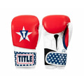 TITLE 真皮USA拳套-紅【14oz】