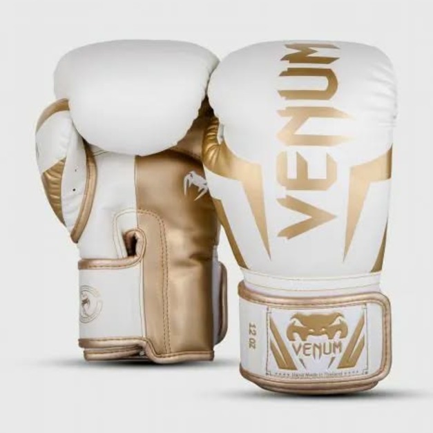 VENUM 尖牙拳套-白金【12oz】