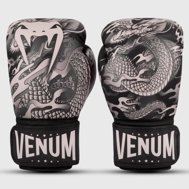 VENUM 龍紋拳套-灰【14oz/16oz】