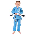 TATAMI 兒童柔術道服-天空藍猴【M0000/M000/M00/M0/M1】（含道帶)_3
