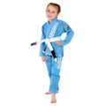 TATAMI 兒童柔術道服-天空藍猴【M0000/M000/M00/M0/M1】（含道帶)_4