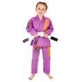 TATAMI 兒童柔術道服-紫蝴蝶【M0000/M000/M00/M0/M1】（含道帶)_1