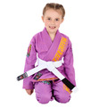 TATAMI 兒童柔術道服-紫蝴蝶【M0000/M000/M00/M0/M1】（含道帶)_5