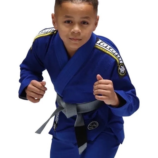 TATAMI 疊 兒童柔術道服-寶藍【M0/M4】（含道帶)