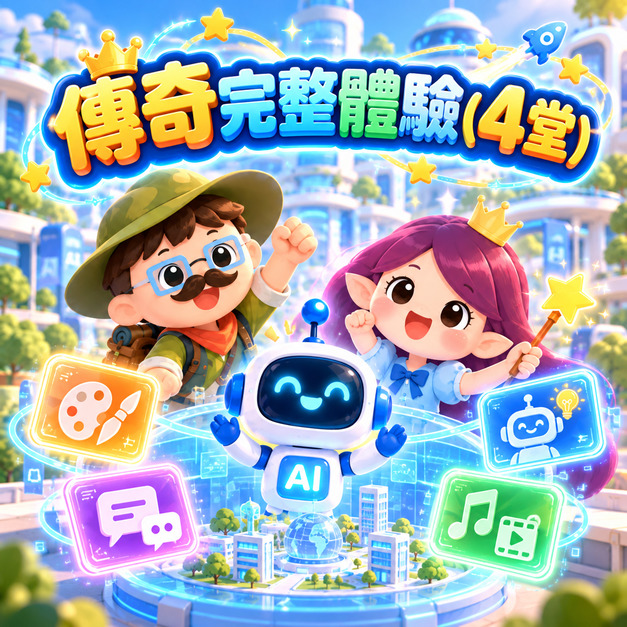 4堂親子AI主題課(10-1月每月一堂)