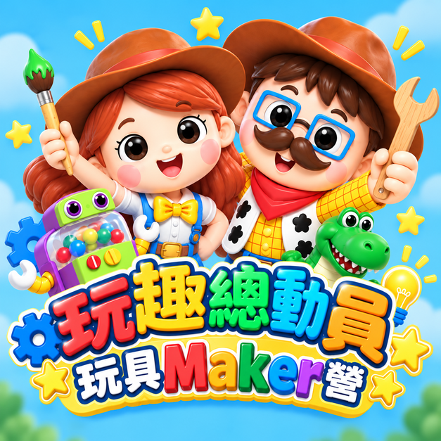 玩趣總動員玩具Ｍaker營（三日營）