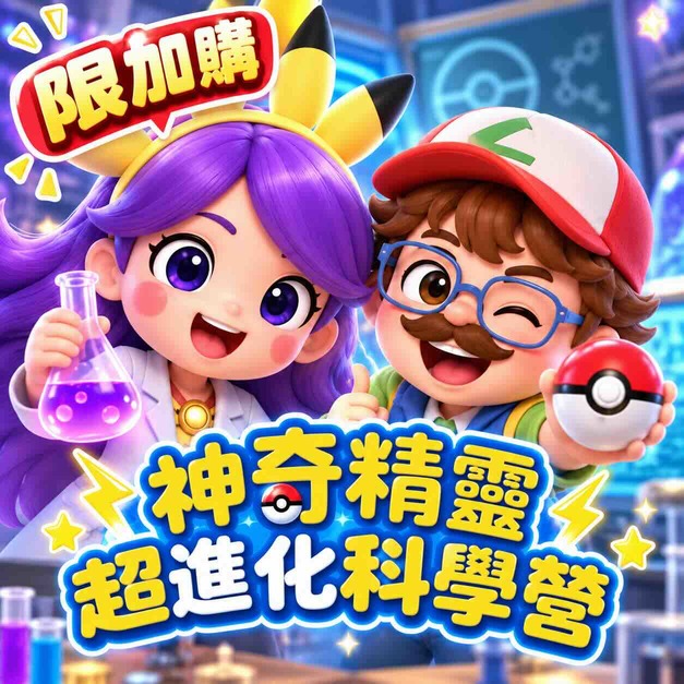 神奇精靈超進化科學營（限加購二日營）