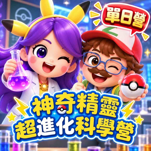 神奇精靈超進化科學營（單日營）