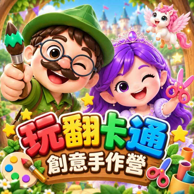 玩翻卡通創意手作營（二日營）