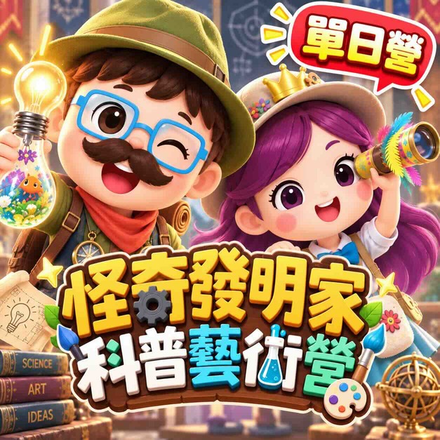 怪奇發明家科普藝術營（單日營）