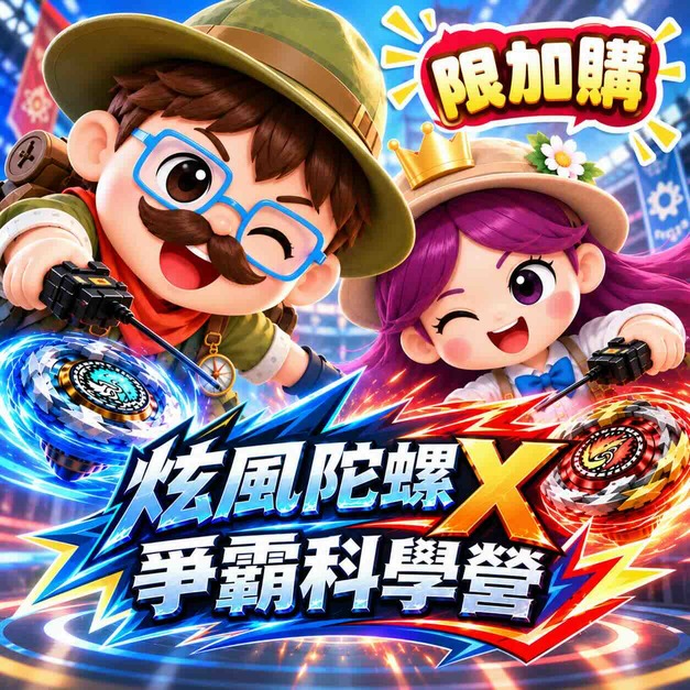 炫風陀螺X爭霸科學營（限加購三日營）