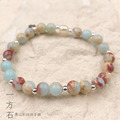 壽山石珍珠-天然石手鍊