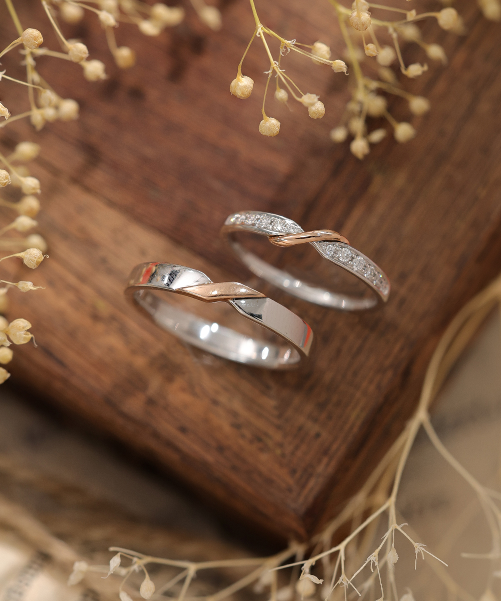 18K 曙光 結婚對戒