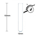 【螞蟻巢研究所】平口玻璃試管 15*150mm 下標區 螞蟻婚飛野採必備/養螞蟻/螞蟻窩，15試管_1
