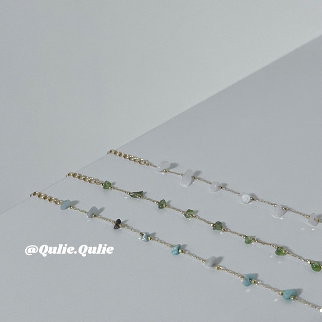 Qulie.Qulie｜N [031] 不規則天然碎石小眾項鍊