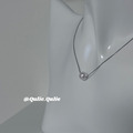 Qulie.Qulie｜純銀簡約珍珠蛇骨鍊_1