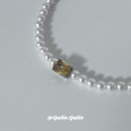 Qulie.Qulie｜H [011] 925銀 珍珠寶石設計手鍊_4
