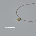 Qulie.Qulie｜N [021] 滴形簡約鑲鑽項鍊_1