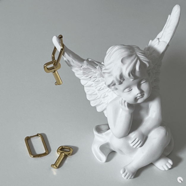 Qulie.Qulie｜E [008] 金鑰耳扣