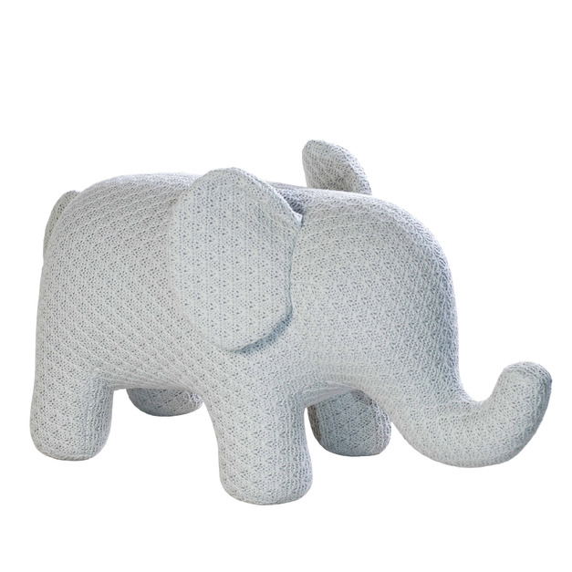 WithU 療癒動物座椅-小象耶里 薄霧灰 