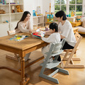 Stokke Tripp Trapp 成長椅 - 豪華組合 橡木（適用0~99歲）_4