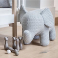WithU 療癒動物座椅-小象耶里 薄霧灰_3