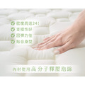 專屬你的質感美學【好眠文青】床墊（雙人加大-6x6.2尺）湖水綠_4