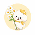 比熊花語短袖T恤全家福親子裝(2色)【FM008】_6
