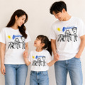 Zoe〈爸媽與我牽手出遊去〉短袖T恤親子裝【LA001】_1