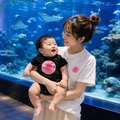 章魚徽章家族短袖T恤全家福親子裝(2色)【FM023】_1
