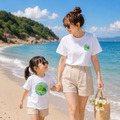 海龜徽章家族短袖T恤全家福親子裝(2色)【FM022】_1