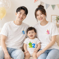 恐龍生日數字客製化短袖T恤全家福親子裝(2色)【MY012】_1