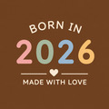 BORN IN出生年份客製化短袖T恤親子裝(3色)【MY001】_14
