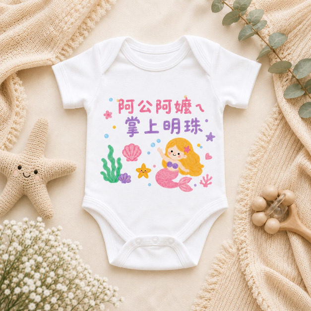 美人魚客製化全家福親子裝【MF014】