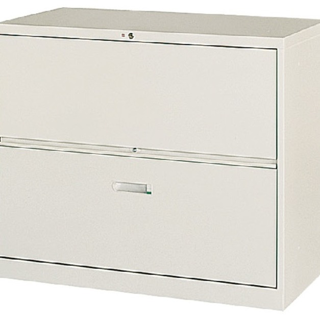 複合二層式鋼製公文櫃 X439-02