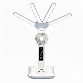 智能雙LED風扇護眼檯燈