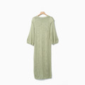 YV小姐姐的直角肩 開岔針織長版衣(綠/杏/黑)_2