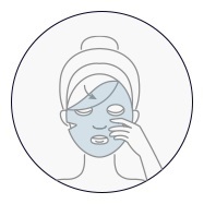 調整至服貼後再取下珍珠紙。