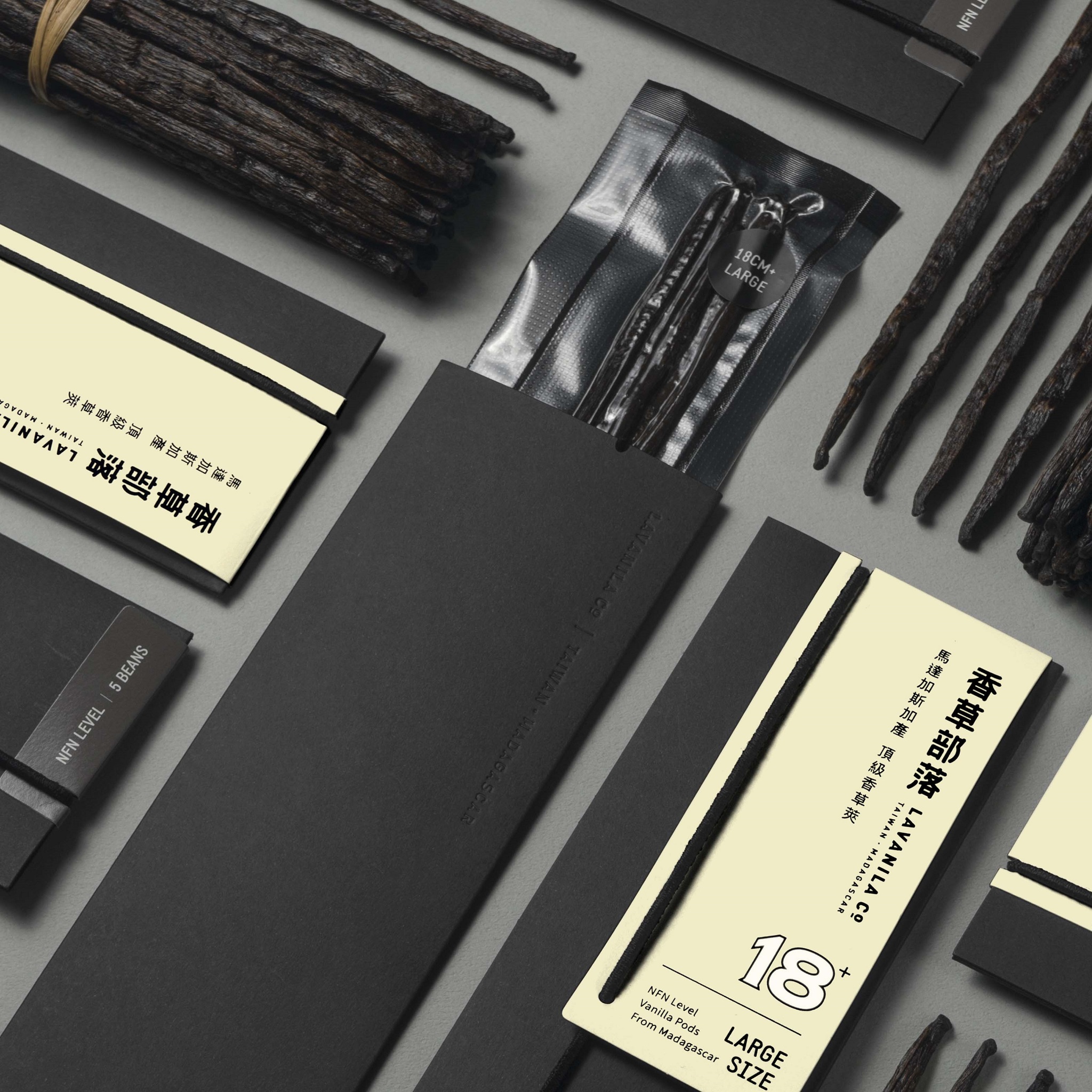 頂級馬達加斯加波本香草莢 18cm 5支入（約20g）