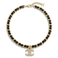 CHANEL 金色粗鏈項鍊