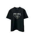 PRADA 三角標字母LOGO (黑)