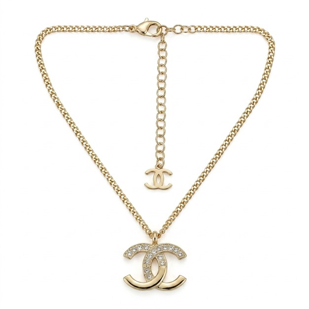 CHANEL 小雙C項鍊