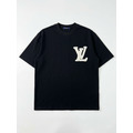 LOUIS VUITTON 繩繡字母LOGO短袖 (黑)_1