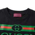 GUCCI 經典綠紅綠條紋雙G Logo 印花_2